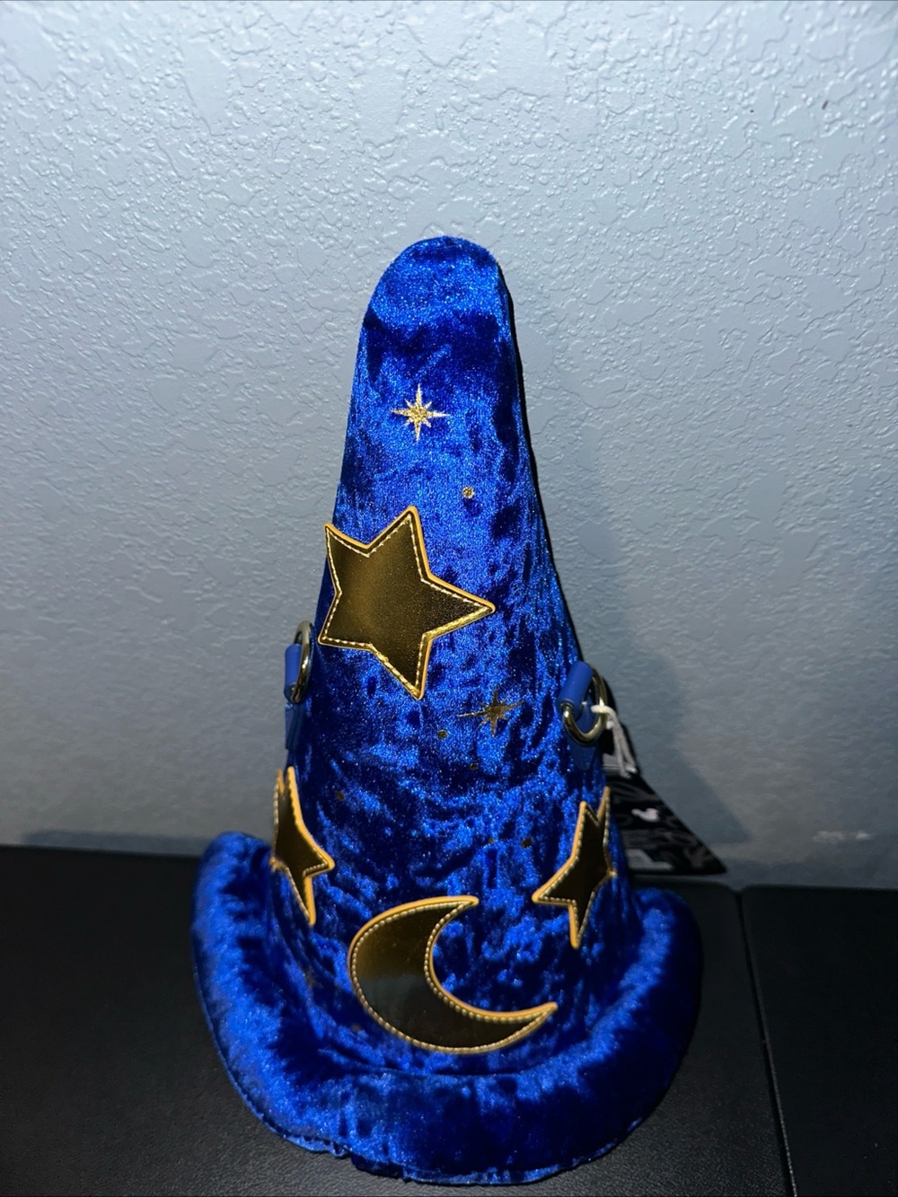 Loungefly Disney Fantasia Mickey Mouse Sorcerer Hat Figural Crossbody Bag New - Picture 4 of 8